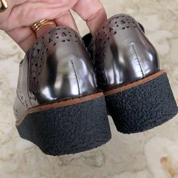 Rebecca Minkoff Pandora Laser Cut Leather Oxfords - Picture 10 of 14